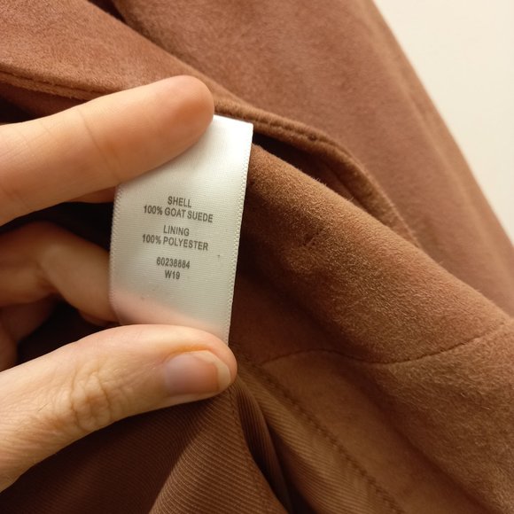 Witchery Suede Biker Style Jacket Size 6 - Picture 3 of 8